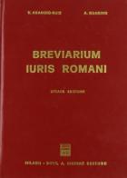 Breviarium iuris romani di Vincenzo Arangio Ruiz, Antonio Guarino edito da Giuffrè