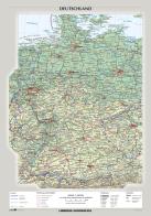 Deutschland. Carta murale geografica. Scala 1 : 800 000 edito da Libreria Geografica
