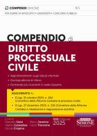 Compendio di diritto processuale civile edito da Edizioni Giuridiche Simone