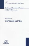 Il difensore d'ufficio di Paola Rebecchi edito da Pacini Editore