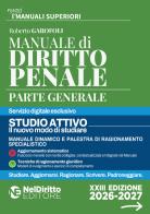 Manuale superiore di diritto penale 2026-2027. Parte generale di Roberto Garofoli edito da Neldiritto Editore