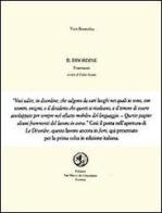 Il disordine. Frammenti. Testo francese a fronte di Yves Bonnefoy edito da San Marco dei Giustiniani