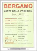 Bergamo. Carta stradale della provincia 1:150.000 edito da LAC