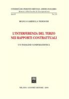 L' interferenza del terzo nei rapporti contrattuali di Bianca Gardella Tedeschi edito da Giuffrè