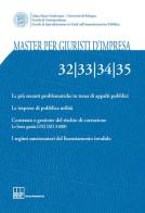 Master per giuristi d'impresa vol. 32-33-34-35 edito da Bononia University Press