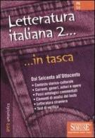 Letteratura italiana vol.2 edito da Edizioni Giuridiche Simone