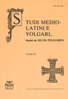 Studi mediolatini e volgari (2016) vol.62 edito da Pacini Editore
