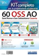 Kit concorso 60 OSS AO Caserta. Contiene 3 volumi e in omaggio videocorso, simulatore, ebook e guida tascabile edito da Edises professioni & concorsi