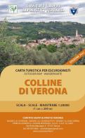 Colline di Verona. Carta turistica per escursionisti 1:200.000. Outdoor map wanderkarte edito da Comitato Gruppi Alpinistici Veronesi