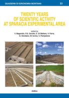 Twenty yeras of scientific activity at Sparacia experimental area edito da Edibios