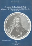 Cronaca della città di Patti al tempo di Vittorio Amedeo II di Savoia (1713-1720) di Michele Spadaro edito da EDAS