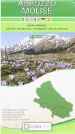 Abruzzo-Molise. Carta stradale della regione 1:250.000 (cm 96x78) edito da Global Map