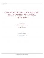 Catalogo dell'archivio musicale della Cappella Antoniana di Padova vol.1 edito da LIM