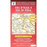 Val d'Elsa e Val di Pesa. Carta turistica e dei sentieri 1:50.000 edito da Edizioni Multigraphic