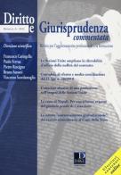 Diritto e giurisprudenza commentata (2012) vol.6 edito da Dike Giuridica
