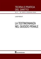 La testimonianza nel giudizio penale di Luigi Fadalti edito da Giuffrè