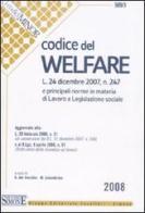 Codice del welfare edito da Edizioni Giuridiche Simone