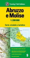 Abruzzo e Molise 1:200.000 edito da Touring