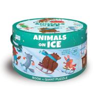 Animals on ice. Ediz. a colori. Con puzzle di Matteo Gaule, Ester Tomè edito da Sassi