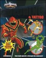 Power Rangers Mystic Force. Coloring & tattoo edito da Buena Vista