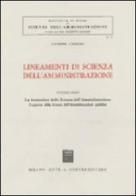 Lineamenti di scienza dell'amministrazione vol.1 di Giuseppe Cataldi edito da Giuffrè