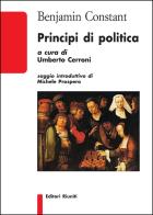 Principi di politica di Benjamin Constant edito da Editori Riuniti Univ. Press