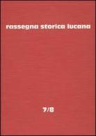 Rassegna storica lucana (7-8) edito da Osanna Edizioni