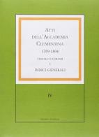 Atti dell'Accademia Clementina vol.4 edito da Minerva Edizioni (Bologna)