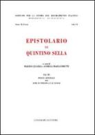 Epistolario di Quintino Sella. Indice generale dei nomi di persona e di luogo edito da Gangemi Editore