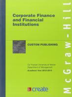 Corporate finance and financial institutions edito da McGraw-Hill Education