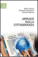 Appunti sulla cittadinanza di Maria Genco, Pasquale Marchetto, Antonio Mazzei edito da Aracne