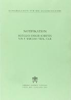 Notifikation bezuglich einiger Schriften von p. Marciano Vidal, C.Ss.R. edito da Libreria Editrice Vaticana
