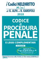 Codice di procedura penale e leggi complementari. Con Contenuto digitale per accesso on line edito da Neldiritto Editore