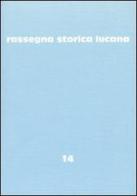 Rassegna storica lucana vol.14 edito da Osanna Edizioni