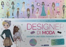 La mia valigetta creativa. Designer di moda. Con 3 fogli stencil. Con 3 fogli sticker. Con matita. Con 4 pastelli doppio colore. Con 4 penne-gel edito da De Agostini