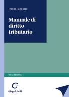 Manuale di diritto tributario di Francesco Randazzo edito da Giappichelli