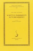 Scritti e frammenti autobiografici di Giacomo Leopardi edito da Salerno Editrice
