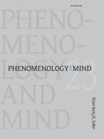 Phenomenology and mind (2022) vol.23 edito da Rosenberg & Sellier