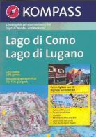 Carta digitale Italia n. 4091. Lago di Como, lago di Lugano digital map. Con 3 DVD-ROM edito da Kompass