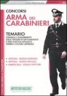 Concorso Arma dei carabinieri. Temario edito da Nissolino