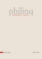 Philinq. Philosophical inquiries (2024) vol. 2 edito da Edizioni ETS