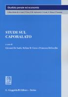 Studi sul caporalato edito da Giappichelli