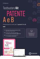 Testbusters. Patente A e B. Kit. Con simulatore Testbuster edito da Testbusters