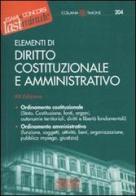Elementi di diritto costituzionale e amministrativo edito da Edizioni Giuridiche Simone