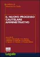 Il nuovo processo cautelare amministrativo di Maurizio De Paolis edito da Maggioli Editore