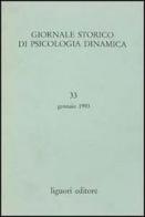 Giornale storico di psicologia dinamica vol.33 edito da Liguori