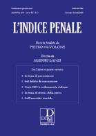 L' indice penale (2020) vol.1 edito da Dike Giuridica