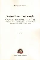 Regesti per una storia vol.5 di Giuseppe Barra edito da Edizioni Il Saggio