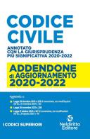 Maxi addenda di aggiornamento. Codice civile 2020-2022 edito da Neldiritto Editore