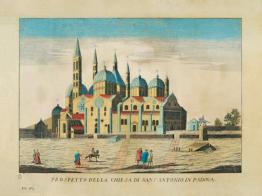 Stampe d'arte «Prospetto della chiesa di Sant'Antonio in Padova» edito da Biblos